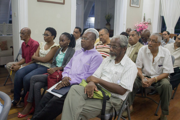 Section of the audience at Professor Griffith's lecture